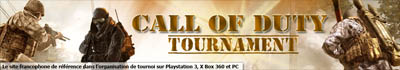 Organisation de tournois, matchs, pour Call Of Duty